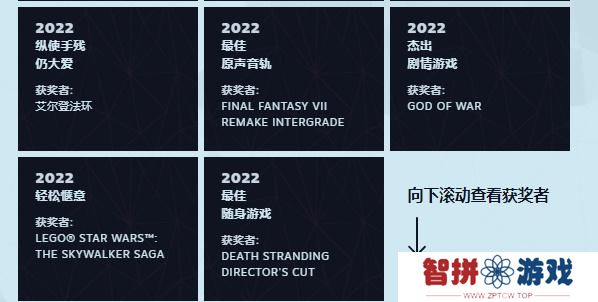 Steam2022年度大奖名单